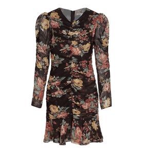 Veronica Beard Silk Hedera Silk Long Sleeve Dress size 00 NWT